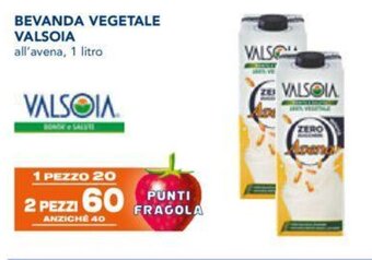 Esselunga BEVANDA VEGETALE VALSOIA 1 litro offerta