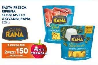 Esselunga PASTA FRESCA RIPIENA SFOGLIAVELO GIOVANNI RANA 250 g offerta