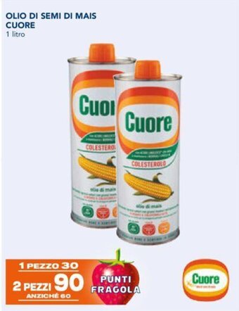 Esselunga OLIO DI SEMI DI MAIS CUORE 1 litro offerta