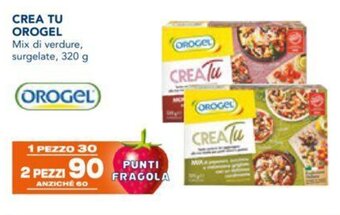 Esselunga CREA TU OROGEL Mix di verdure, surgelate, 320 g offerta