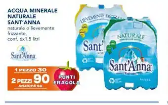 Esselunga ACQUA MINERALE NATURALE SANT'ANNA offerta