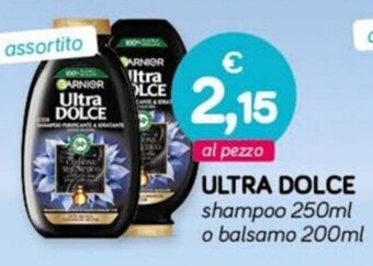 ULTRA DOLCE shampoo 250ml o balsamo 200ml