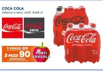 Esselunga COCA COLA classica o zero, conf. 6x66 cl offerta