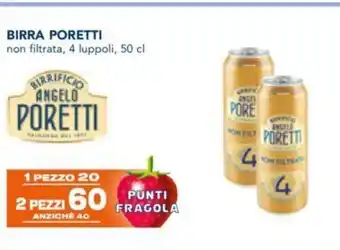 Esselunga BIRRA PORETTI offerta