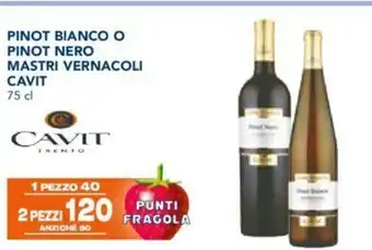 PINOT BIANCOPINOT NERO MASTRI VERNACOLI CAVIT 75 cl