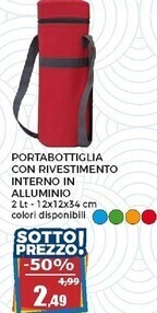 Happy Casa Portabottiglia con rivestimento interno in alluminio offerta