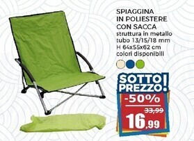 Happy Casa Spiaggina in poliestere con sacca offerta