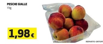Coop Pesche gialle offerta