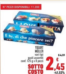 Conad Muller yogurt offerta