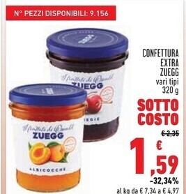 Conad Zuegg confettura extra offerta