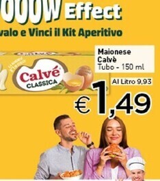 Crai Calvè maionese offerta