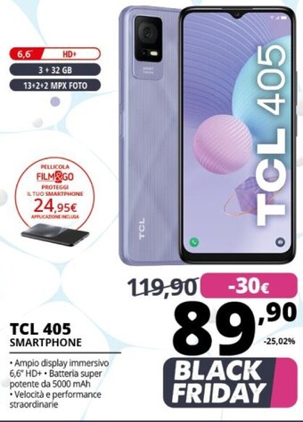 Comet Tcl 405 smartphone offerta