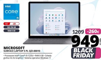 Comet Microsoft surface laptop 5 pl qzi-00010 offerta