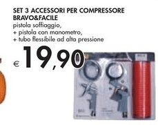 Bennet Bravo & facile set 3 accessori per compressore offerta