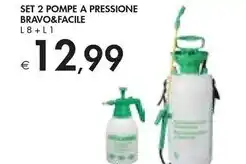 Bennet Bravo & facile set 2 pompe a pressione offerta