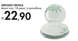 Bennet Servizio tavola offerta