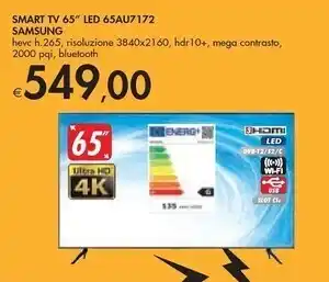 Bennet Samsung smart tv 65'' 65au7172 offerta