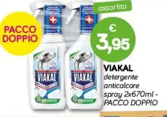 Il Tulipano VIAKAL detergente anticalcare spray 2x670ml offerta