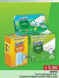 Acqua & Sapone Swiffer Panni Lavapavimenti offerta
