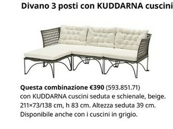 IKEA Cuscino offerta