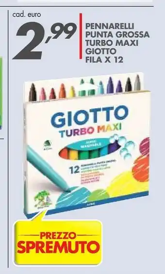 Italmark Giotto Pennarelli Punta Grossa Turbo Maxi offerta