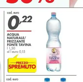 Italmark Fonte Tavina Acqua Naturale / Frizante offerta