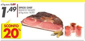 Italmark Speck Chef offerta
