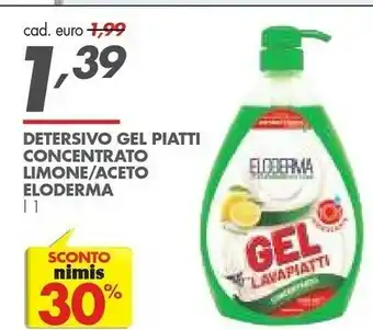 Eloderma Detersivo Gel Piatti