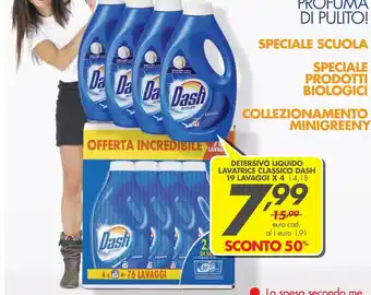 Italmark Dash Detersivo Lavatrice Liquido 19 Lavaggi offerta