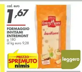 Italmark Entremont Formaggio Invitami offerta