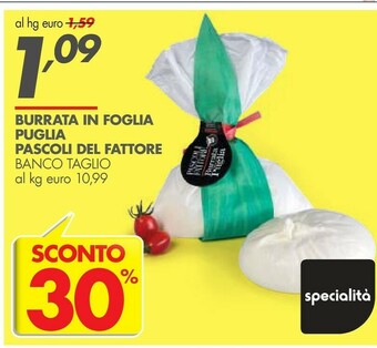 Pascoli Del Fattore Burrata In Foglia Puglia