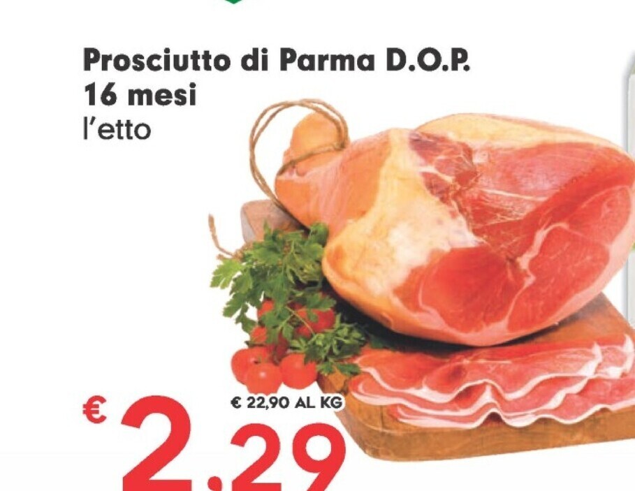 Despar Prosciutto di parma d.o.p 16 mesi offerta
