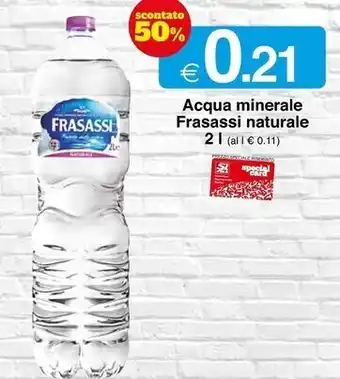Sì con te Frasassi acqua minerale naturale 2 l offerta