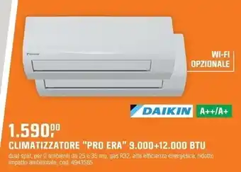 OBI Daikin limatizzatore “pro era” 9.000+12.000 btu offerta