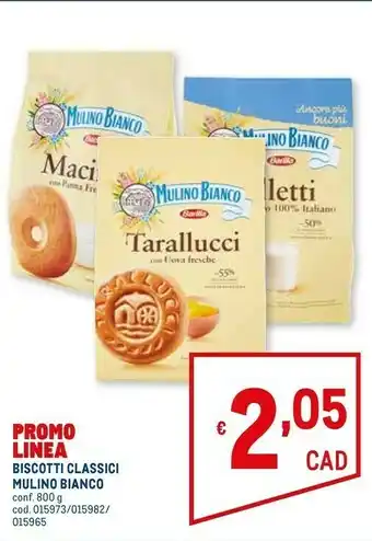 Metro Mulino Bianco Tarallucci 800 G(ml) offerta