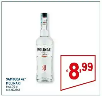 Metro Molinari Sambuca Extra 700 G(ml) offerta