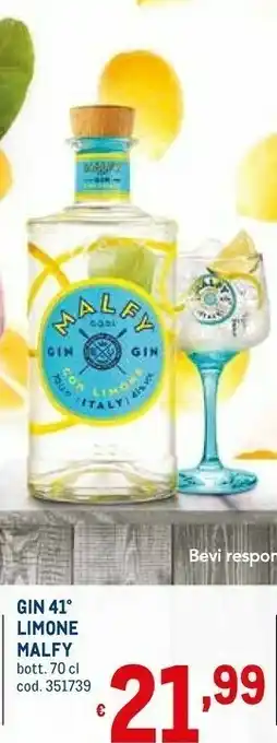 Metro Malfy Fin Limone offerta