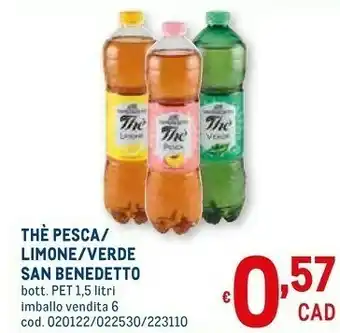 Metro San Benedetto San Benedetto - Limone 1500 g(ml) offerta