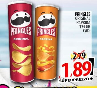 PRINGLES ORIGINAL PAPRIKA 175 GR