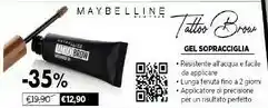Acqua & Sapone Maybelline Gel Sopracciglia offerta