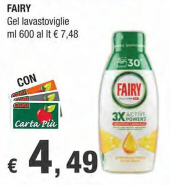 Crai FAIRY Gel lavastoviglie ml 600 offerta