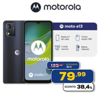 Euronics motorola moto e13 offerta