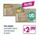 Acqua & Sapone O.b. Organic Assorbenti Interni Normali/ Super offerta