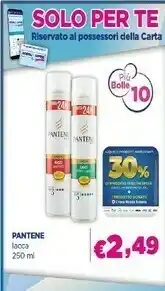 Acqua & Sapone Pantene Lacca 250 Ml offerta