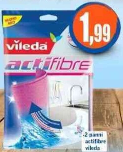 Giunigor -2 panni actifibre vileda offerta
