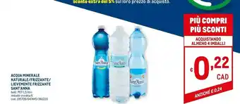 Metro Sant'anna Acqua Minerale Naturale 1500 G(ml) offerta