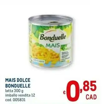 Metro Bonduelle Mais 300 G offerta