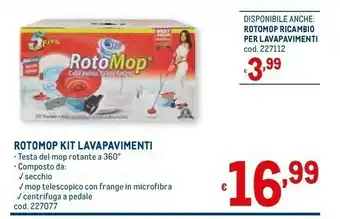 Rotomop Kit Lavapavimenti