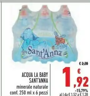 Conad Superstore Sant'anna Acqua La Baby offerta