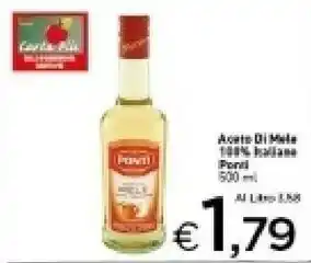 Crai Ponti Ponti - Aceto di Mele 500 g(ml) offerta